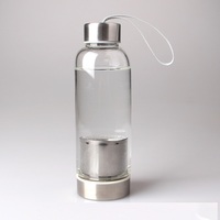 Tasse de tasse d'infuseur de séparation de thé et d'eau de bouteille d'eau de verre de Borosilicate élevé pour le camping