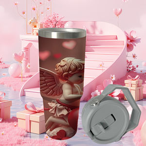 Vasos Personalizados Retro <span class=keywords><strong>de</strong></span> 30 oz con Diseño <span class=keywords><strong>de</strong></span> Pareja <span class=keywords><strong>de</strong></span> Ángeles para San Valentín, Estilo Vintage Único para Celebraciones Románticas, Disponibles en EE. UU. - Product Image 3