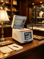 Analyseur d'or XRF Aurispec EDX-B2 au design moderne, spectromètre à rayons X certifié CE, testeur de pureté de l'or en carats, écran tactile couleur 10,1 pouces