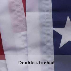 Drapeau national personnalisé 5x8 pi/150x240 cm, bannière extérieure personnalisée, double couture, œillets en laiton, pour camping et jardin, Bagetu - Product Image 5