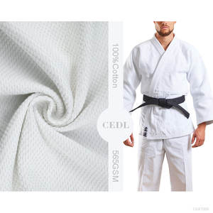 100% di <span class=keywords><strong>cotone</strong></span> arti marziali brasiliane Jiu-jitsu Karate uniforme Taekwondo uniforme di Judo materiale di abbigliamento Judo tessuto - Product Image 1