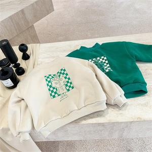 Sweat-shirts à capuche pour enfants de haute qualité, personnalisables avec logo, épais et unis, pour bébés garçons et filles - Product Image 4