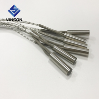 Élément chauffant en fil de nichrome, chauffage à cartouche 12V, chauffage tubulaire 24V 80W pour imprimante 3D