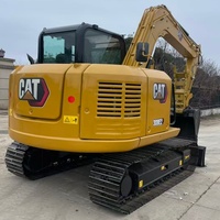 Excavatrice d'occasion CAT 308E2, Caterpillar 308 d'origine japonaise, 8 tonnes, conception compacte à rayon de braquage réduit, mini-excavatrice avec pelle à godets