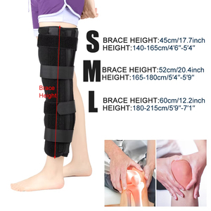 Mayorista OEM Férula de pierna con cierre de velcro para fracturas, <span class=keywords><strong>rodillera</strong></span>, para enderezar la pierna, férula larga para pierna, para fractura de tobillo - Product Image 6