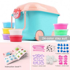 Toysrunner Ultra Light Educational 36 Color Set Safe Non-toxic Plasticine Air Dry Clay Unisex Children's Toy - Product Image 5