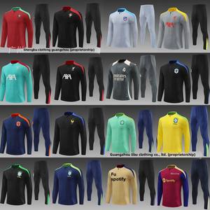 Venta al por mayor de fábrica: Ropa de entrenamiento transfronteriza versión jugador para Paris AC <span class=keywords><strong>Chelsea</strong></span>, equipación de fútbol de manga larga de poliéster. - Product Image 4