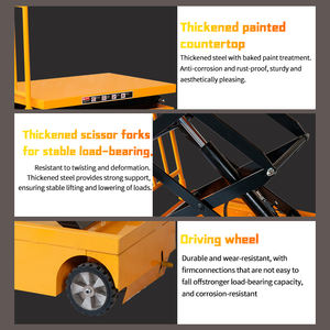 JIALITE EPT400 gunting listrik portabel, truk <span class=keywords><strong>Platform</strong></span> angkat penuh listrik 400KG 0.9M - Product Image 4