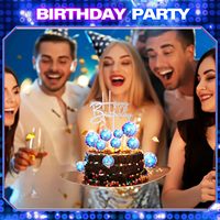 Décoration de gâteau en gros personnalisée : Boule disco arc-en-ciel, pics à gâteau miroir colorés pour fête rétro années 70, anniversaire, vente en gros