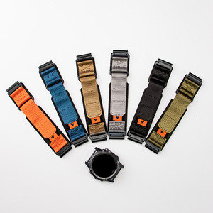 <span class=keywords><strong>Bracelet</strong></span> de remplacement à ajustement rapide 22 mm 26 mm en tissu <span class=keywords><strong>nylon</strong></span> pour boucle, plusieurs couleurs pour <span class=keywords><strong>Garmin</strong></span> Fenix 8 7 6 5XPlus - Product Image 2