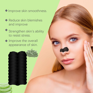 Point noir enlever masque Peel bandelettes nasales nettoyage en profondeur rétrécissement pores nez tête noire enlever autocollants peau masque Patch 24 pièces - Product Image 5