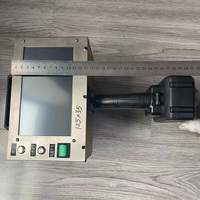 Máquina de Marcado por Puntos Láser CNC Portátil con Pantalla Táctil, Batería de Litio, Eléctrica, para Metal, con 2 Baterías