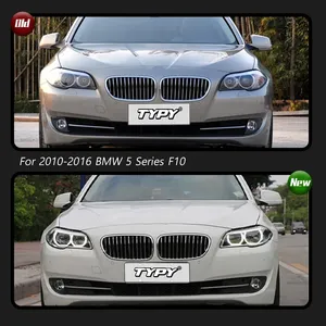 Faro per <span class=keywords><strong>BMW</strong></span> Serie 5 <span class=keywords><strong>F10</strong></span> F18 2010-2016, Fari <span class=keywords><strong>LED</strong></span> Aggiornati con Indicatore di Direzione Dinamico, Luce Freno, Accessori Auto - Product Image 2