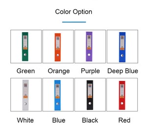 Giảm Giá Sốc Hộp Đựng Dữ Liệu Tài Liệu Kích Thước A4/FC Bìa Cứng Đựng Hồ Sơ Văn Phòng Có Cần Gạt Bìa Cứng Bằng Nhựa PVC - Product Image 4