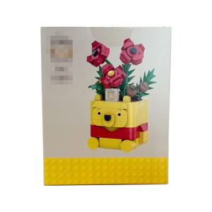 Blocs de construction créatifs en forme d'ours, pot de fleurs, décoration de la maison, briques DIY, cadeau artisanal, personnalisation, ensembles de blocs de construction MOC - Product Image 2