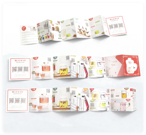 Gefalteter Druck Farbseite Flyer Werbeplakat Handbuch Booklet Design Perfekte Broschüre für den geschäftlichen Gebrauch Beschichtete Papier folie - Product Image 5