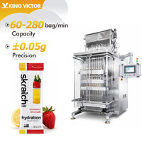 Machine d'emballage liquide entièrement automatique pour le remplissage et la fermeture de sachets de jus de fruits fraises et oranges