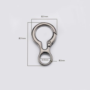 Quả Bầu Kích Hoạt Snap Khóa Móc Clip Mùa Xuân Vòng Cho DIY Keyring <span class=keywords><strong>Keychain</strong></span> Thủ Công Đồ Trang Sức Làm Phần Handmade Phụ Kiện Phụ Kiện - Product Image 6