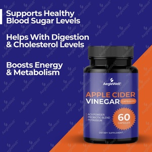 Cápsulas de vinagre de sidra de manzana orgánico AegleWell mejoradas con canela, cúrcuma-Ultra suplemento para la circulación digestiva - Product Image 2