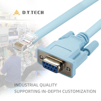 Câble console RJ45 de 1,8 m, conducteur en cuivre pur, gaine en PVC, blindage tressé, port série, transfert de données rapide, ordinateur, écouteurs