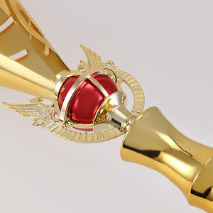 Trofeo de antorcha <span class=keywords><strong>Fénix</strong></span> destacado rojo y azul de alta calidad - Product Image 4