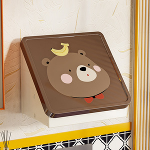 욕실 벽화 수납함 옷 만화 무타공 벽걸이 접이식 수납장 가정용 수납 선반 모델 8022 - Product Image 2