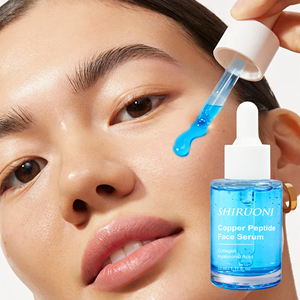 Nhãn hiệu riêng Hữu Cơ thuần chay ghk cu đồng màu xanh Peptide Huyết Thanh hàng rào da sửa chữa chống nhăn tái tạo chất trên khuôn mặt - Product Image 2