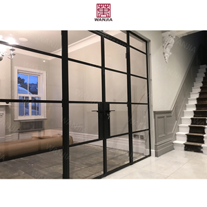 Vente directe d'usine sur mesure <span class=keywords><strong>porte</strong></span> d'entrée française <span class=keywords><strong>porte</strong></span> française fixe <span class=keywords><strong>porte</strong></span> patio en fer <span class=keywords><strong>porte</strong></span> vitrée externe - Product Image 2