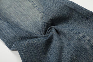 Pantalones Vaqueros Casuales de Mezclilla de Cintura Media, Estilo Vintage, Lavado Degradado, Holgados, Estilo Europeo Americano - Product Image 5