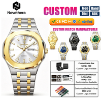 Montre à quartz pour femme 792, cadran 32 mm, épaisseur de boîtier 9 mm, verre Hardlex, bracelet en acier inoxydable, étanche 3 ATM, mode féminine