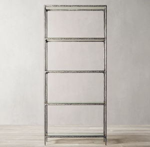 Muebles <span class=keywords><strong>de</strong></span> sala <span class=keywords><strong>de</strong></span> estar <span class=keywords><strong>de</strong></span> aspecto rústico rico <span class=keywords><strong>de</strong></span> lujo para interiores con Estantes <span class=keywords><strong>de</strong></span> metal forjados a mano - Product Image 2