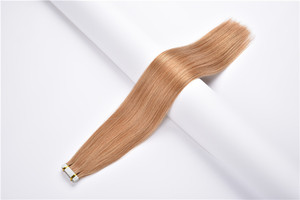 Extensiones de Cabello Remy Europeo con Cinta de PU Sin Costuras de 14 Pulgadas, Súper Dobles, de Fábrica Directa, 100% Cabello <span class=keywords><strong>Humano</strong></span> de Donante Único - Product Image 2
