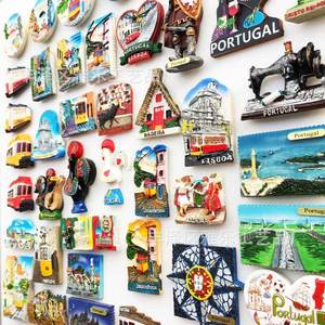 Venta al por Mayor Transfronteriza de Adhesivos Magnéticos para Refrigerador Pintados con Resina, Estilo Europeo, 7-9cm, Recuerdo Turístico Decorativo - Product Image 3