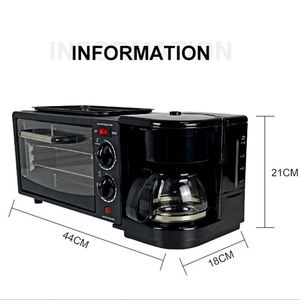 Máquina de Desayuno 3 en 1 de Fábrica, Horno de Convección Pequeño, Cafetera Eléctrica para Uso Doméstico y Hotelero, Promoción de Café y Pan - Product Image 6