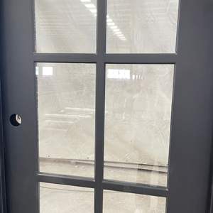 Porte d'entrée élégante en fer forgé à la main, simple, avec motifs sculptés, pour maison ou bureau, sécurisée, résistante à la rouille, artisanat de qualité. - Product Image 5