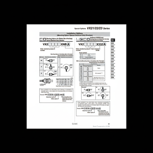 Pièces pneumatiques de l'électrovanne pneumatique SMC VX234KA - Product Image 1