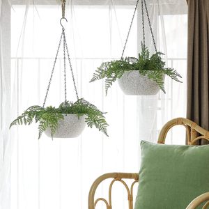 Plastic Hangende Manden Grote Indoor Outdoor <span class=keywords><strong>Planter</strong></span> Potten Met Drainagegat Hangende Bloemenplanter - Product Image 5