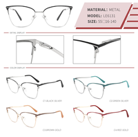 Lunettes optiques en métal mince de concepteur de style vintage pour hommes à la mode montures nouvelles lunettes en métal Vogue