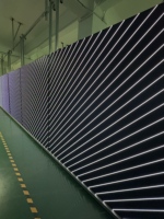 Écrans LED étanches pour l'extérieur P3.91 500*500mm, couleur pleine, en aluminium moulé sous pression, équipement publicitaire pour mur vidéo
