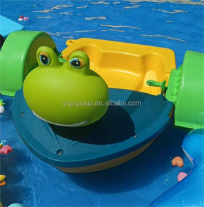 QIQU 2012 Barca a Manovella per Giochi d'Acqua con Luci RGB, Design a Forma di Cigno/Rana/Anatra, Fornitura Diretta dalla Fabbrica, in PE, Capacità 70kg - Product Image 3