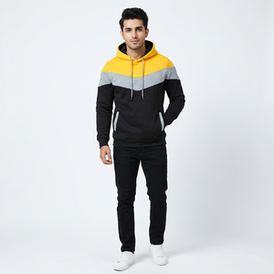 Veste polaire zippée de qualité supérieure, coupe régulière, en mélange polyester/coton épais, style streetwear hiver, avec étiquette noire, service OEM - Product Image 1