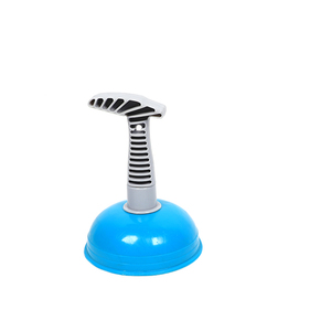 Mini émbolo de drenaje de inodoro de goma azul y blanco de 16*12,5 cm personalizado 1200 émbolos cortos de limpieza de baño - Product Image 2