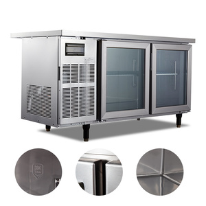 Attrezzatura di refrigerazione <span class=keywords><strong>congelatore</strong></span> <span class=keywords><strong>industriale</strong></span> frigorifero commerciale doppia porta sotto contro frigorifero - Product Image 1