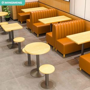 Mesa y sillas de comedor comercial para restaurante, cafetería, tienda, combinación de mesa y silla, juegos de mesa de comedor de café comercial - Product Image 2