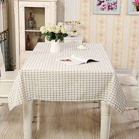 Nappe carrée de Noël à carreaux noirs et blancs, faite main, en coton et lin, écologique, moderne, durable, la plus vendue