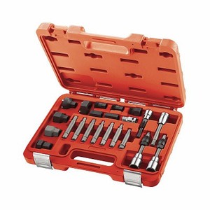 Juego de Llaves de Impacto Usag 1881 S22 de 1/2 Pulgada, Acero al Cromo Vanadio, 6 Puntas, Estuche para Herramientas de Reparación Automotriz - Product Image 1