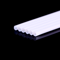Paille droite PLA biodégradable en plastique avec emballage individuel