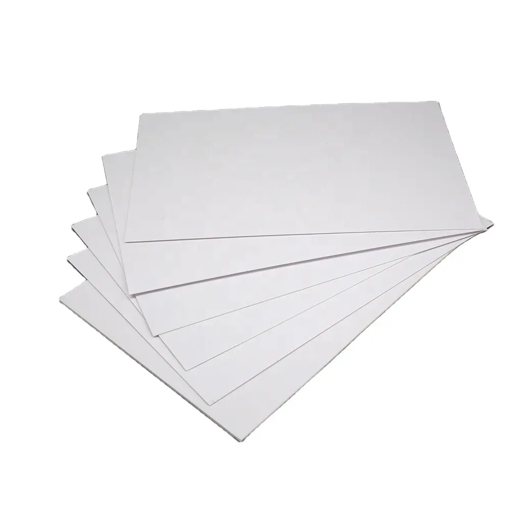 Oursign PVC rigid sheet clear opaque milk white uv printing high golssy matte surface 0.5mm 1mm 2mm for uv printing