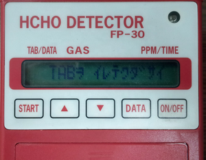Detector de Gas Portátil de Alta Sensibilidad Riken Keiki para Formaldehído FP-31 FP-30, 0.08 ppm, Almacena 99 Lecturas - Product Image 5