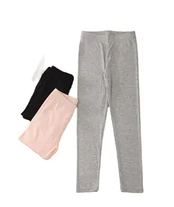 Leggings en modal pour enfants Leggings pour enfants Leggings pour femmes portant un pantalon skinny à taille haute et à neuf points au printemps et en automne